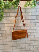 Joy Susan Quinn Crossbody Clutch Purse-Cognac-Purses-joy susan-The Silo Boutique, Women's Fashion Boutique Located in Warren and Grand Forks North Dakota