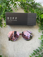 Diff Sunglasses - Lenox Gold Cherry-Sunglasses-Diff-The Silo Boutique, Women's Fashion Boutique Located in Warren and Grand Forks North Dakota