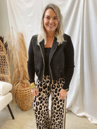 Black Nylon Zip Up Vest-Vests-entro-The Silo Boutique, Women's Fashion Boutique Located in Warren and Grand Forks North Dakota