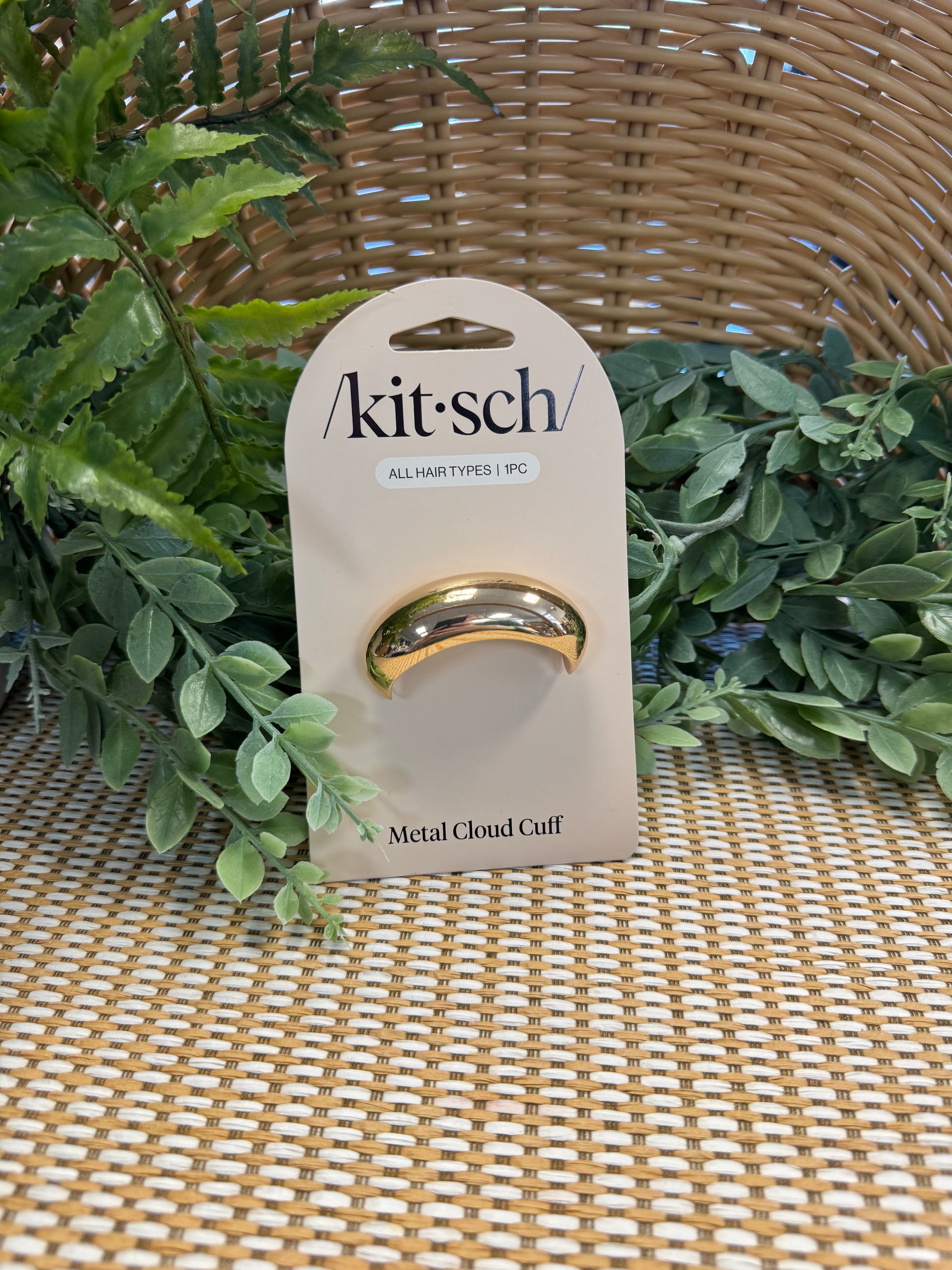 Kitsch Gold Metal Cloud Pony Cuff-Hair Accessories-kitsch-The Silo Boutique, Women's Fashion Boutique Located in Warren and Grand Forks North Dakota
