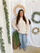 Drew Floral Gauze Top-Ivory-Long Sleeve Tops-Easel-The Silo Boutique, Women's Fashion Boutique Located in Warren and Grand Forks North Dakota