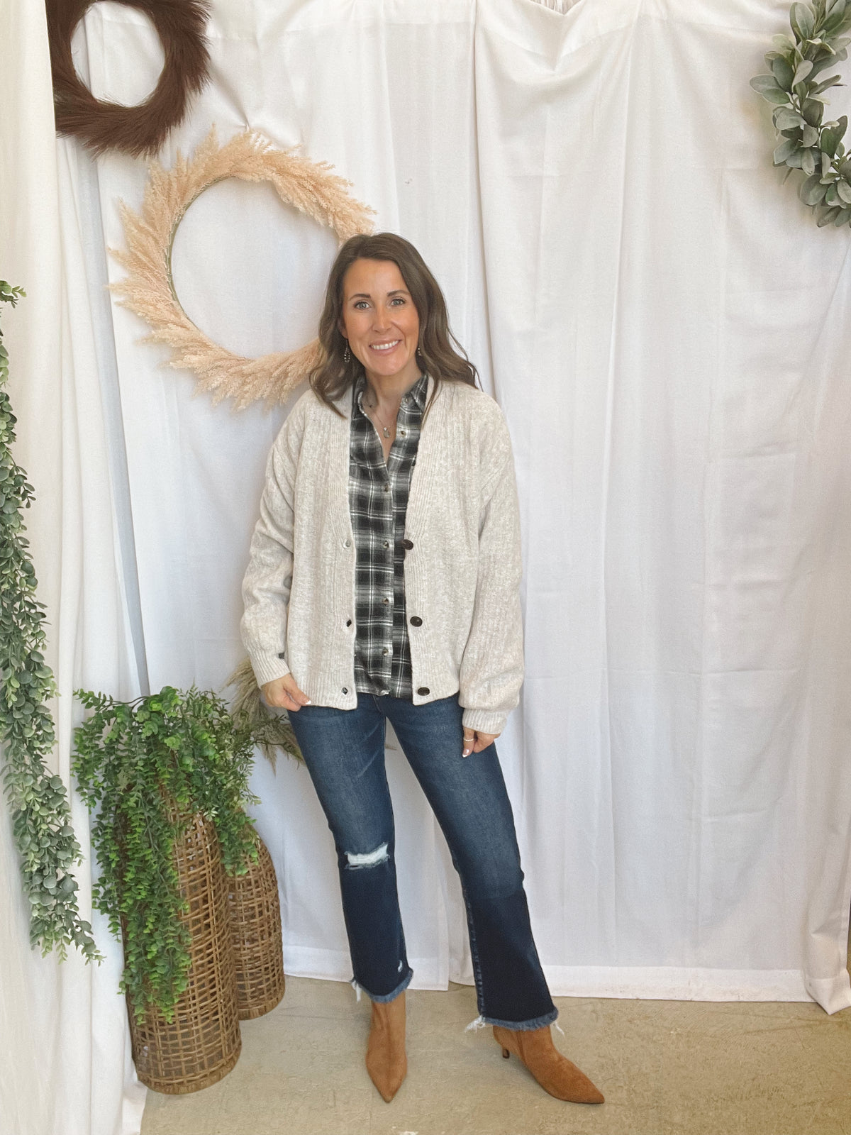 Isabel So Soft Cardigan-Cream-Cardigans-hyfve-The Silo Boutique, Women's Fashion Boutique Located in Warren and Grand Forks North Dakota