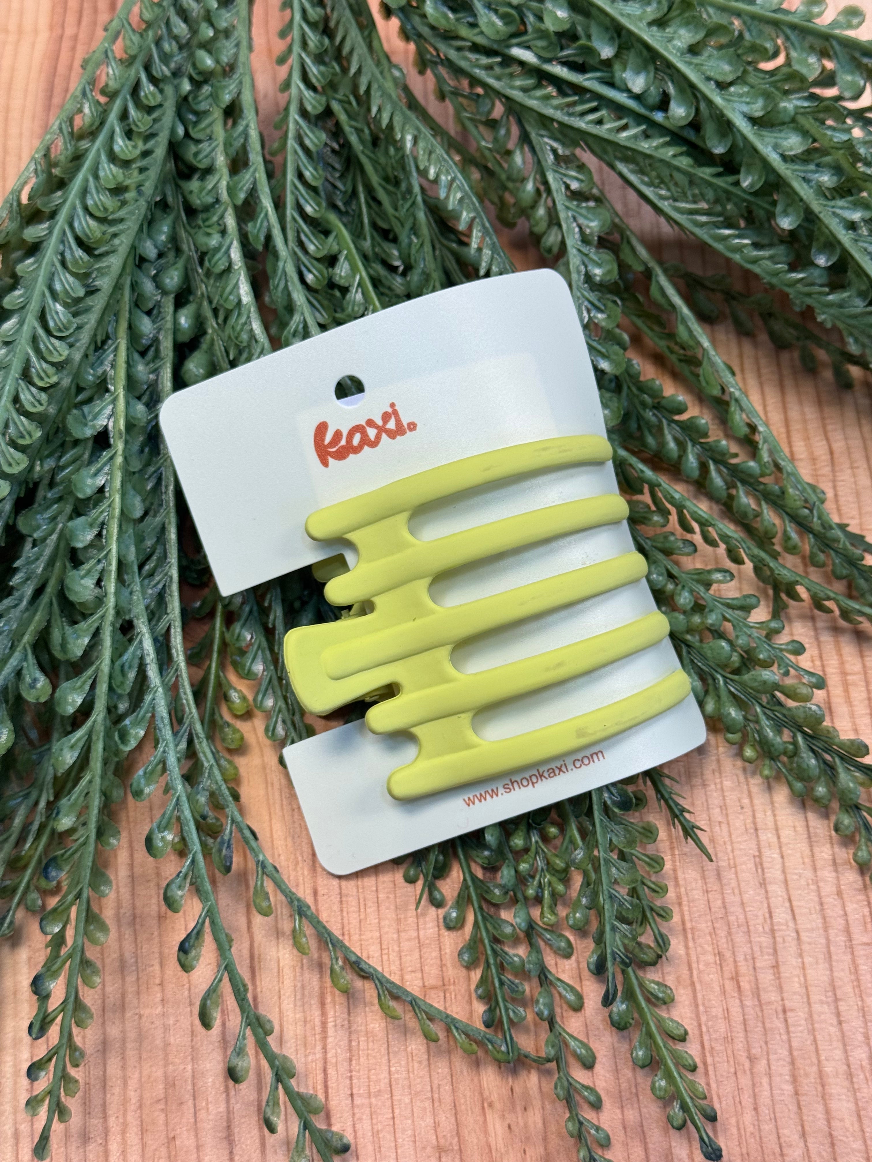 KAXI Wide Lay Down Claw Clip-Neon-Hair Accessories-zad-The Silo Boutique, Women's Fashion Boutique Located in Warren and Grand Forks North Dakota