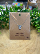 Silver Minnesota Necklace-Necklaces-Fame-The Silo Boutique, Women's Fashion Boutique Located in Warren and Grand Forks North Dakota