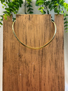 Cassie Flat Gold Necklace-Necklaces-Dallas Market-The Silo Boutique, Women's Fashion Boutique Located in Warren and Grand Forks North Dakota