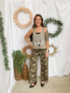Pebble Forevee Freedom Thrills Tank Top-Taupe-Short Sleeve Tops-pebble-The Silo Boutique, Women's Fashion Boutique Located in Warren and Grand Forks North Dakota