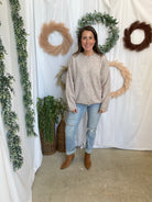 Stella Crew Cardigan-Beige-Cardigans-lelis-The Silo Boutique, Women's Fashion Boutique Located in Warren and Grand Forks North Dakota
