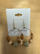 Panache Drop Beaded Earrings-earrings-panache-The Silo Boutique, Women's Fashion Boutique Located in Warren and Grand Forks North Dakota