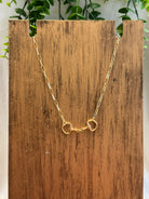 Maggie Horse Bit Necklace-Necklaces-Dallas Market-The Silo Boutique, Women's Fashion Boutique Located in Warren and Grand Forks North Dakota