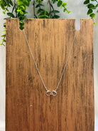 Linked Silver Horse Bit Necklace-Necklaces-Dallas Market-The Silo Boutique, Women's Fashion Boutique Located in Warren and Grand Forks North Dakota