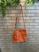 Joy Susan Kayleigh Bucket Bag-Coral-Purses-joy susan-The Silo Boutique, Women's Fashion Boutique Located in Warren and Grand Forks North Dakota