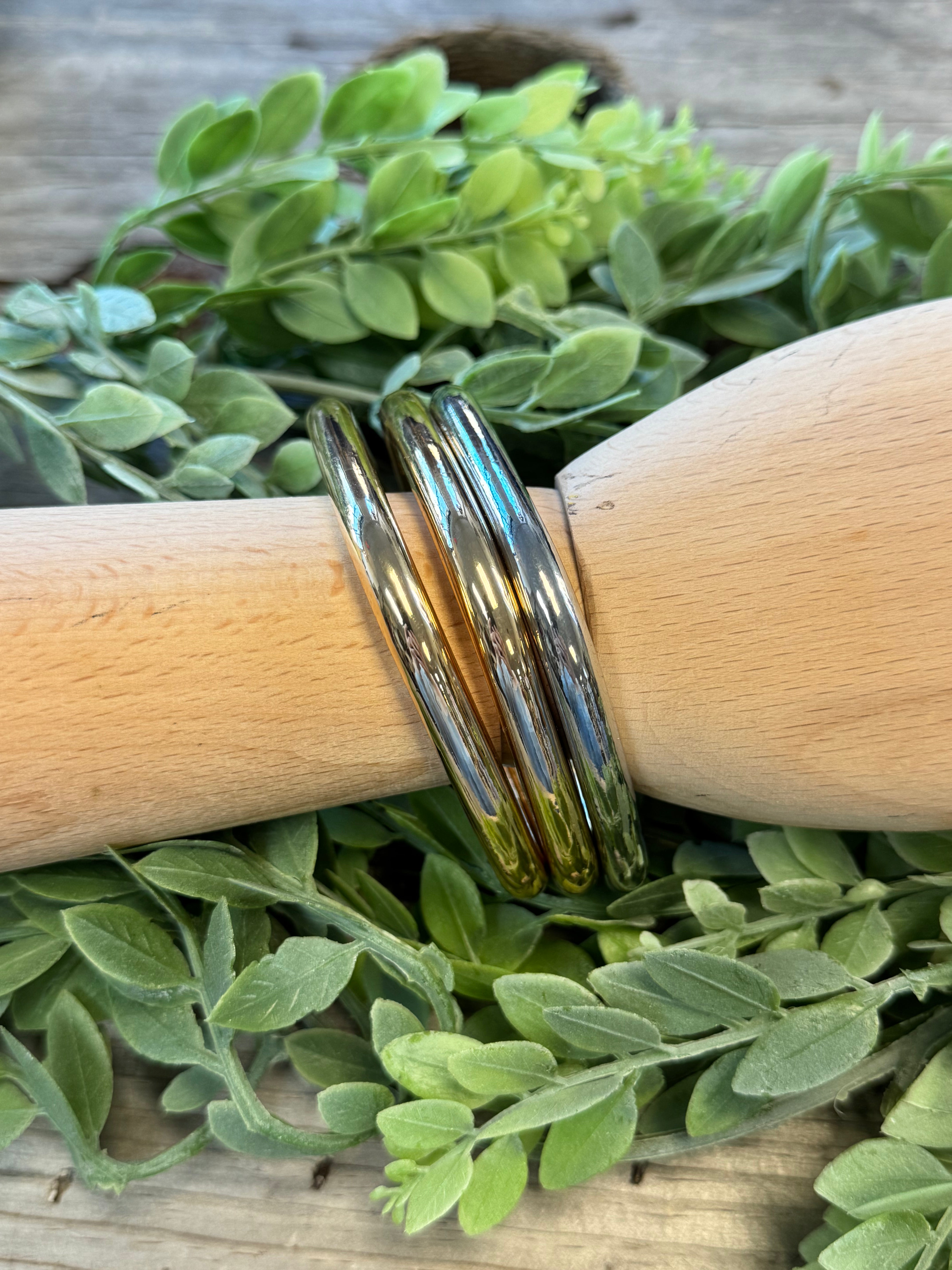 Gold and Silver Bracelet Set-Bracelets-kenze-The Silo Boutique, Women's Fashion Boutique Located in Warren and Grand Forks North Dakota