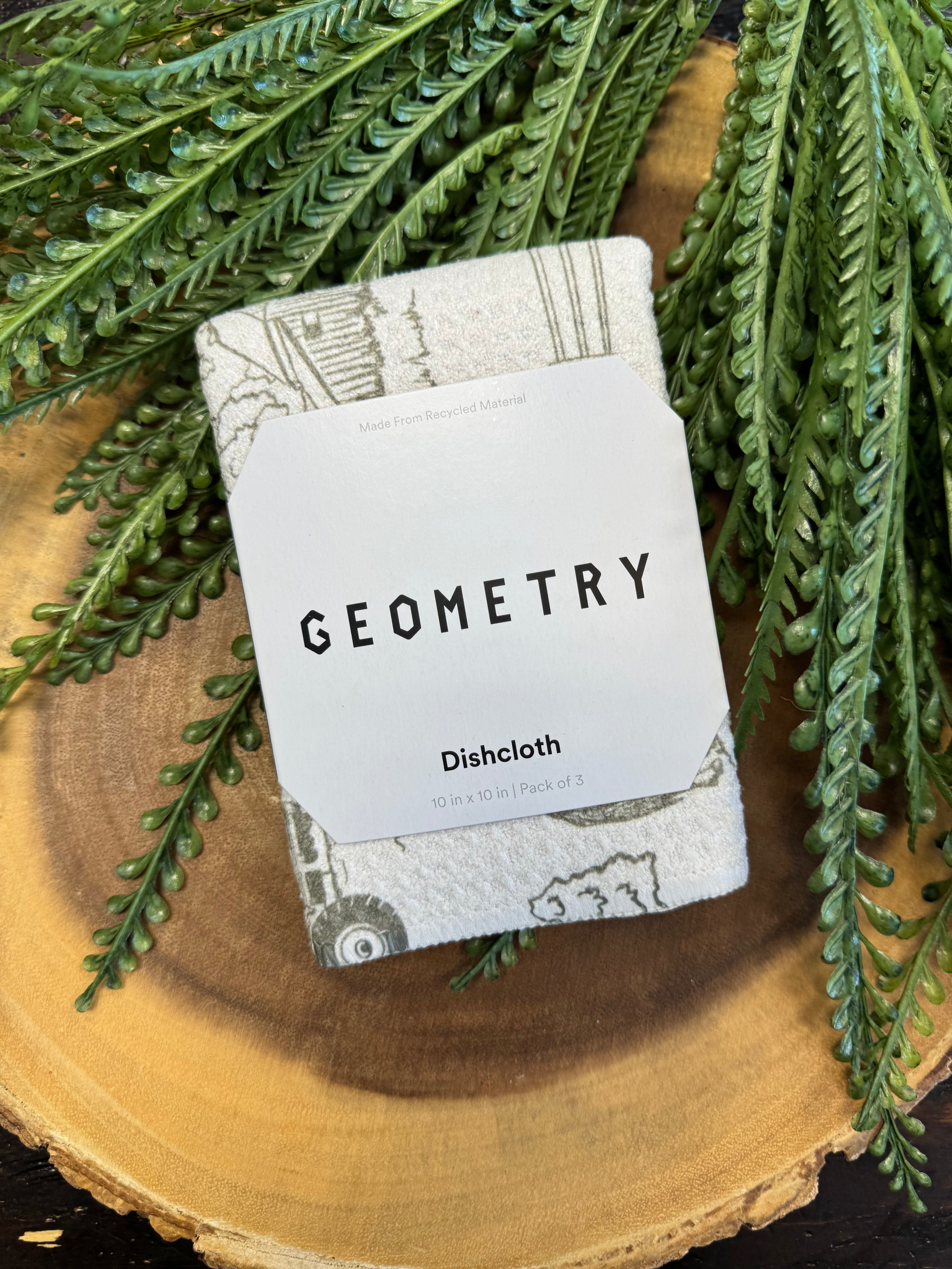 Geometry Dish Towel Set-dish cloth-geometry-The Silo Boutique, Women's Fashion Boutique Located in Warren and Grand Forks North Dakota