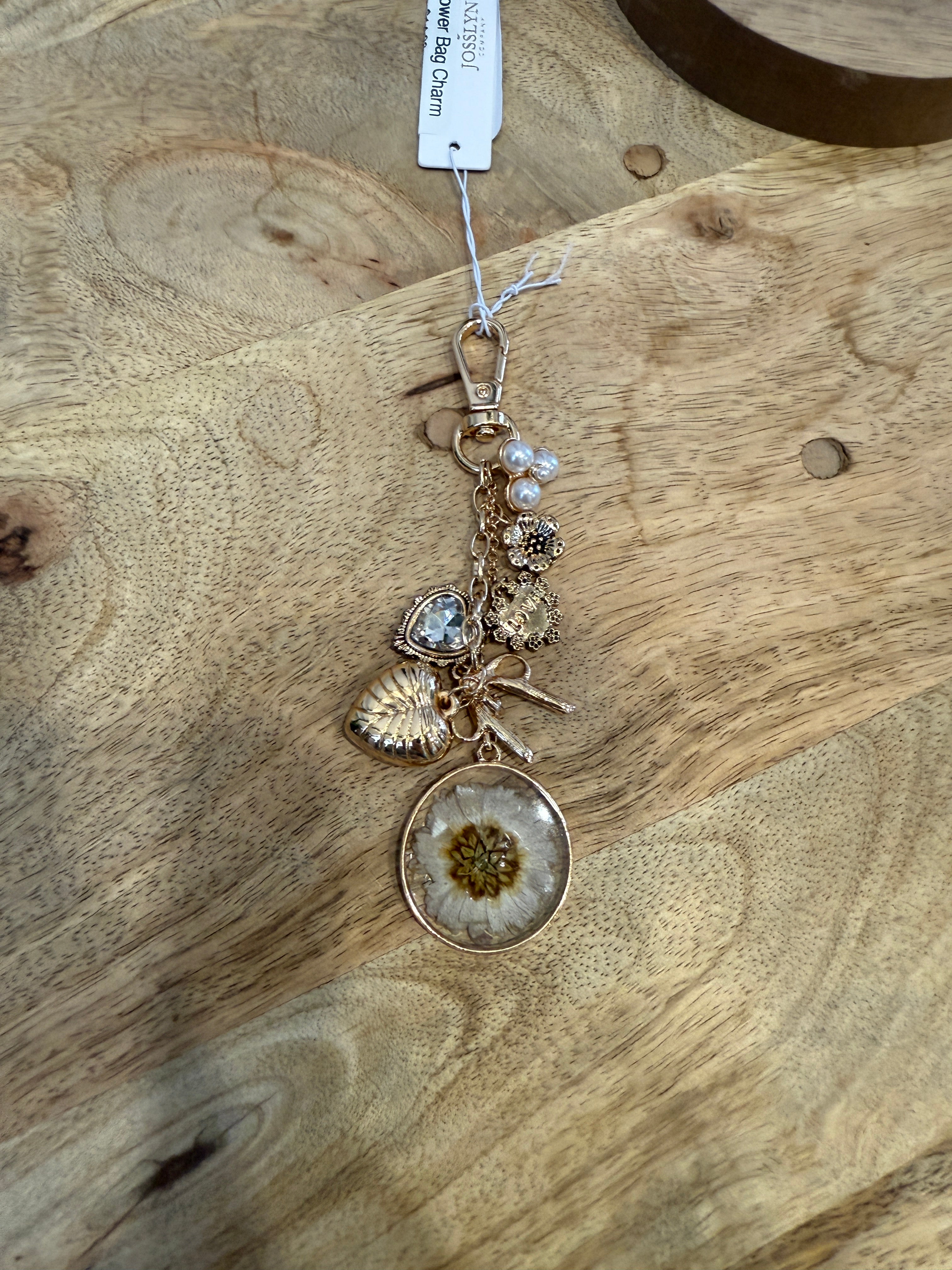 Dried Flower Bag Charm-Keychains-joss-The Silo Boutique, Women's Fashion Boutique Located in Warren and Grand Forks North Dakota