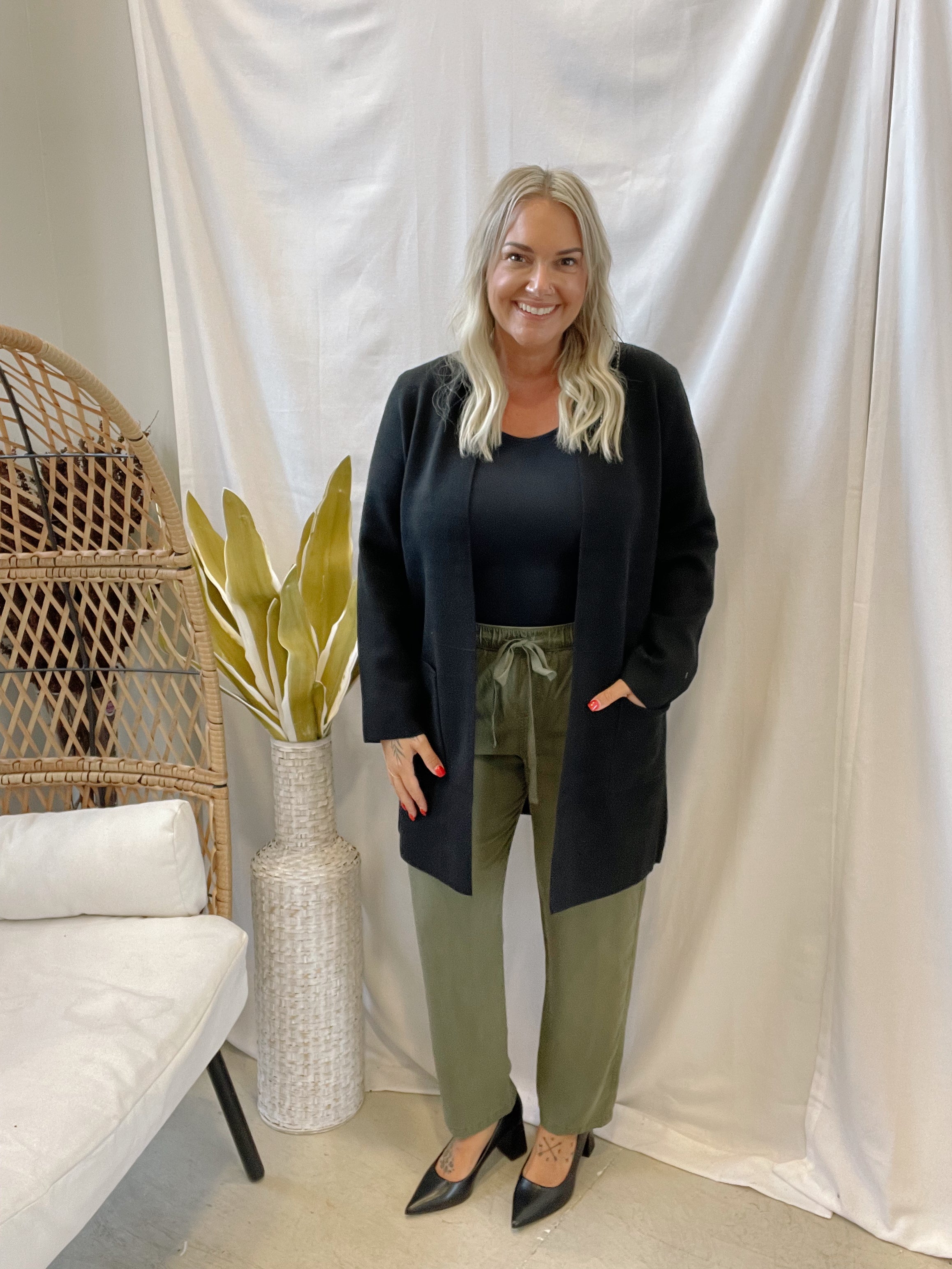 Cool Oaklyn Coat-Black-Cardigans-be cool-The Silo Boutique, Women's Fashion Boutique Located in Warren and Grand Forks North Dakota