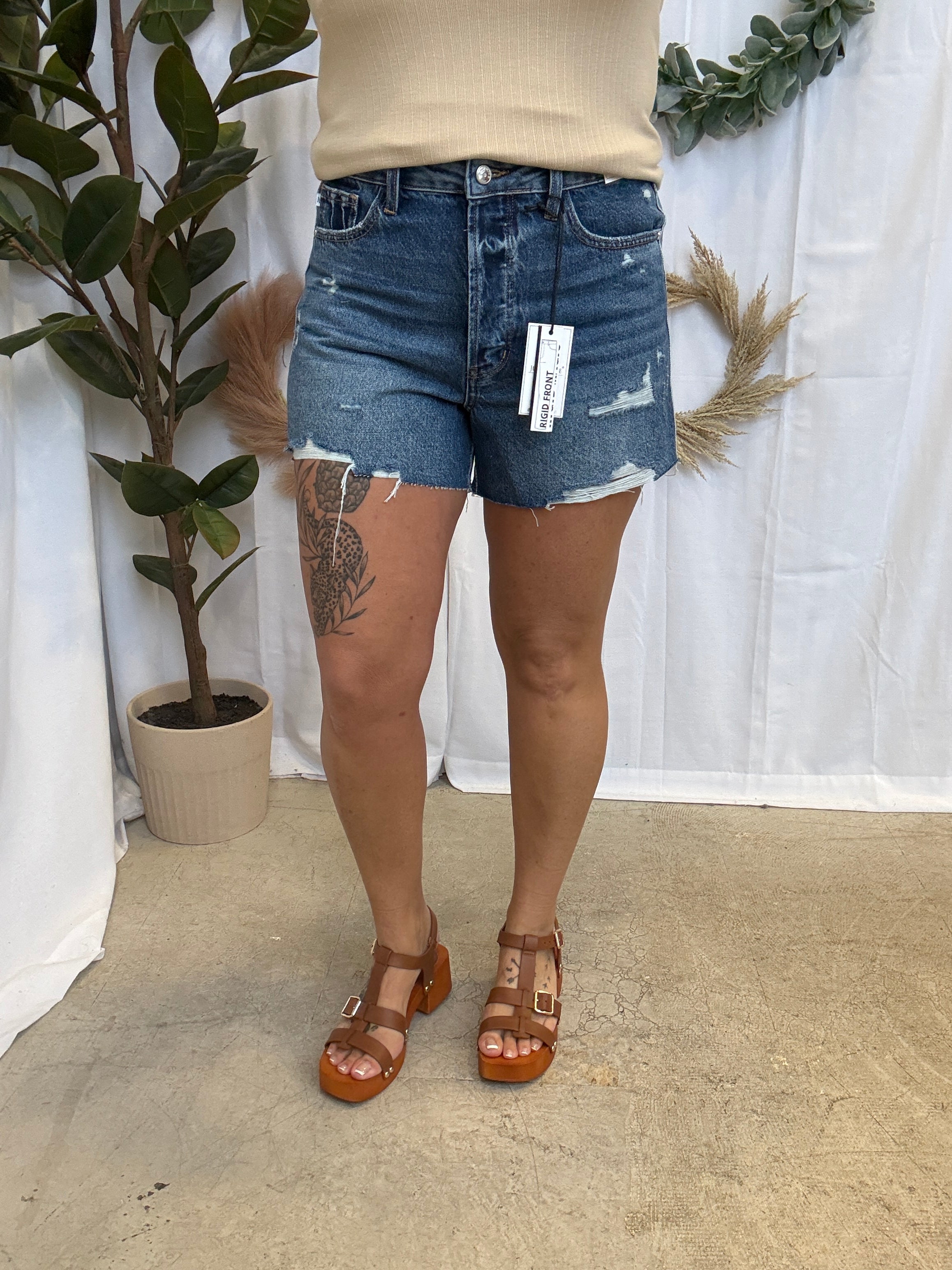 Judy Blue Magic Jean Shorts-Shorts-judy blue-The Silo Boutique, Women's Fashion Boutique Located in Warren and Grand Forks North Dakota