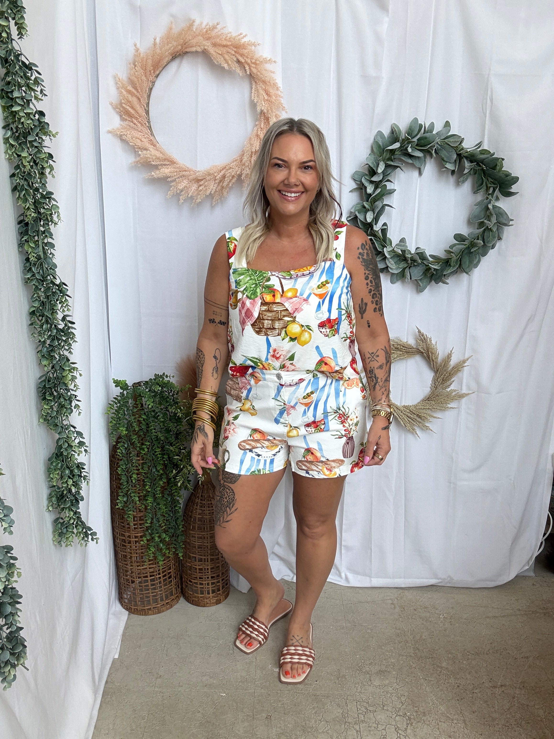 All Things Summer Shorts-Tank Tops-skies are blue-The Silo Boutique, Women's Fashion Boutique Located in Warren and Grand Forks North Dakota