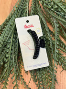 KAXI Shiny Mini Hold Everything Claw-Black-Hair Accessories-kaxi-The Silo Boutique, Women's Fashion Boutique Located in Warren and Grand Forks North Dakota