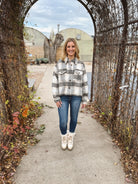 Totally Timeless Black Plaid Shacket-Shackets-Lamiel-The Silo Boutique, Women's Fashion Boutique Located in Warren and Grand Forks North Dakota