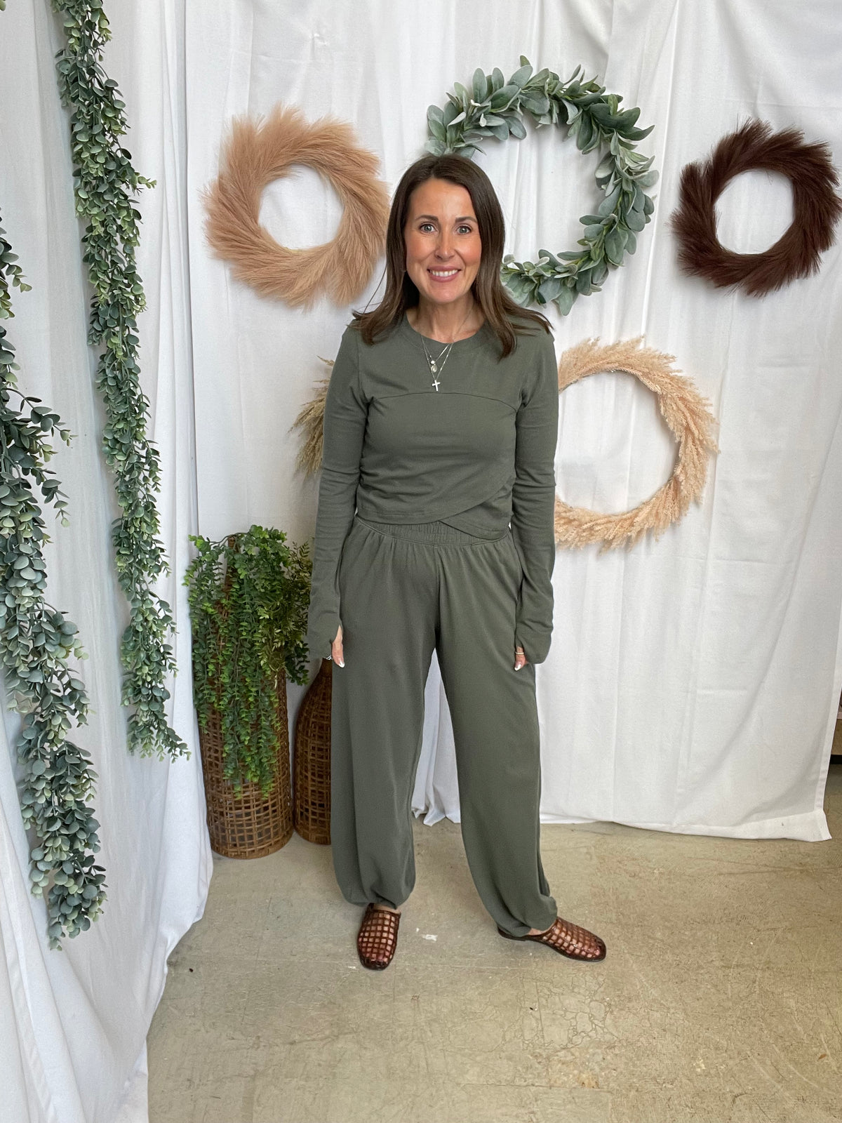Mode Crossover Set-Fern-Outfit Sets-rae mode-The Silo Boutique, Women's Fashion Boutique Located in Warren and Grand Forks North Dakota