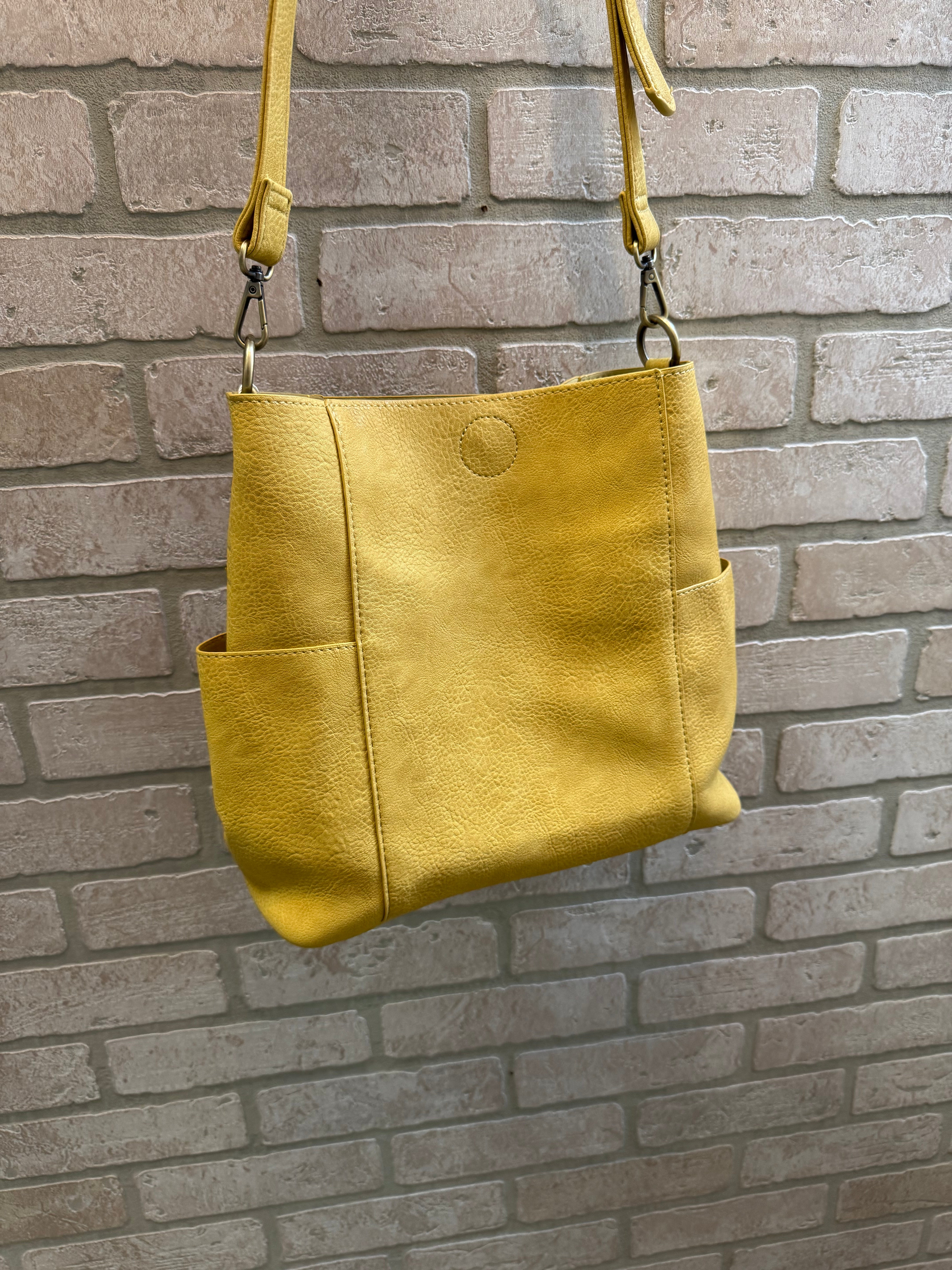 Joy Susan Kayleigh Bucket Bag-Tulip-Purses-joy susan-The Silo Boutique, Women's Fashion Boutique Located in Warren and Grand Forks North Dakota