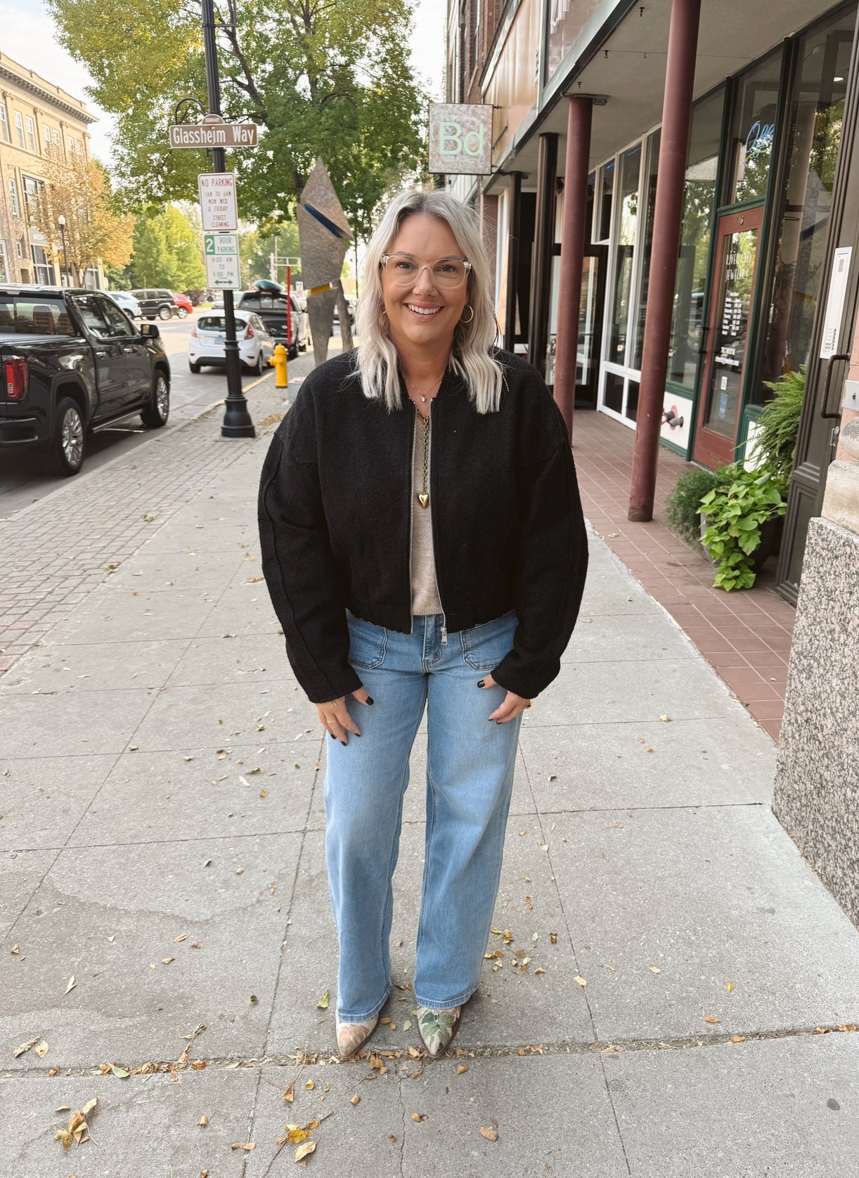 Miss Love Textured Crop Jacket-Black-Coats & Jackets-miss love-The Silo Boutique, Women's Fashion Boutique Located in Warren and Grand Forks North Dakota