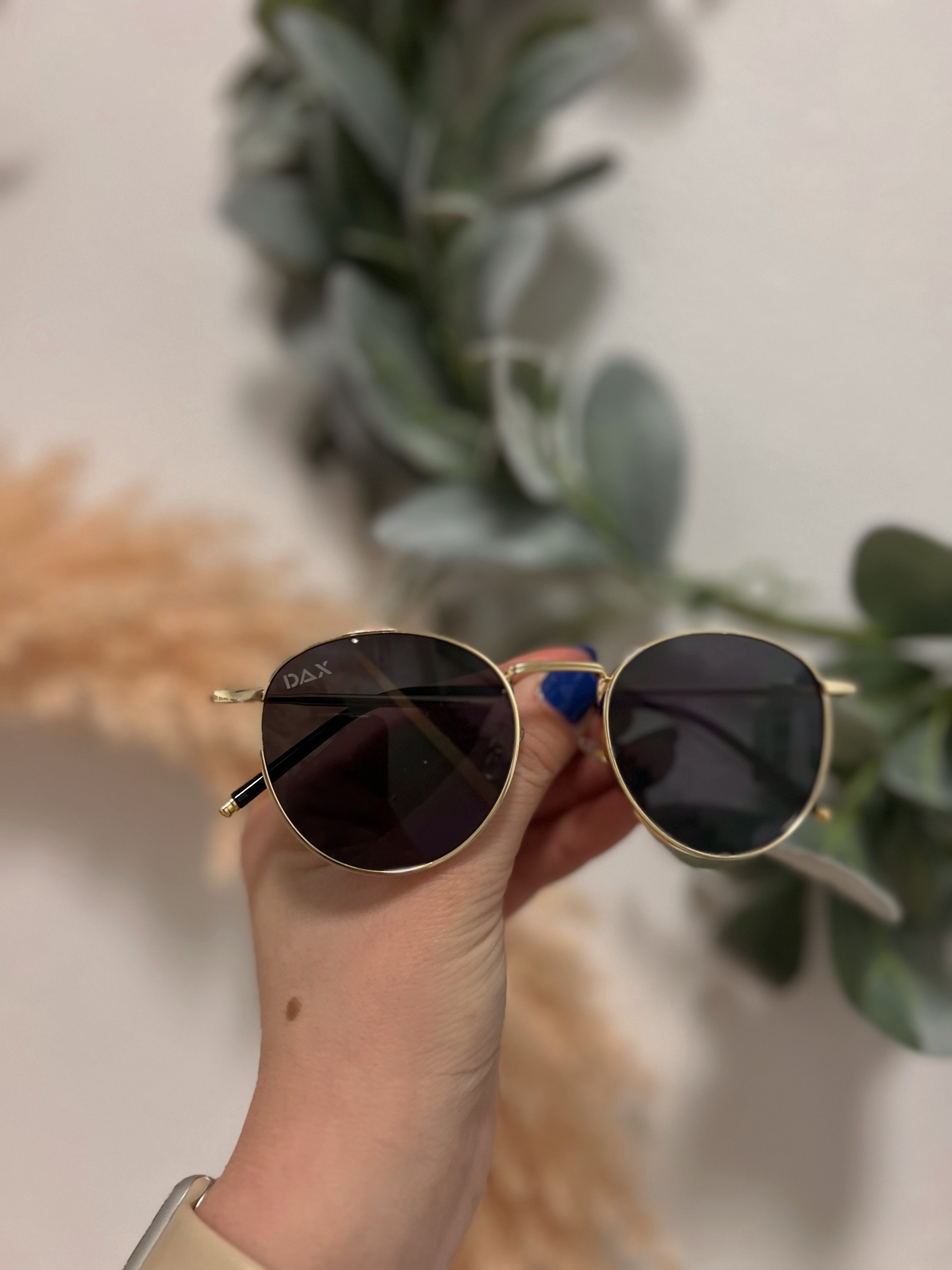 Dax Luna Black Sunglasses-Sunglasses-dax-The Silo Boutique, Women's Fashion Boutique Located in Warren and Grand Forks North Dakota