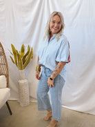 Classic with a Twist of Leopard Top-Final Sale-Short Sleeve Tops-bibi-The Silo Boutique, Women's Fashion Boutique Located in Warren and Grand Forks North Dakota