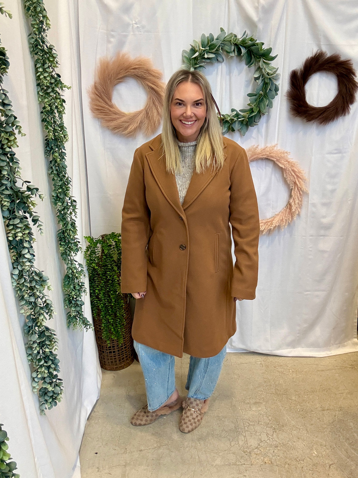 City Chic Jacket-Camel-Coats & Jackets-be cool-The Silo Boutique, Women's Fashion Boutique Located in Warren and Grand Forks North Dakota