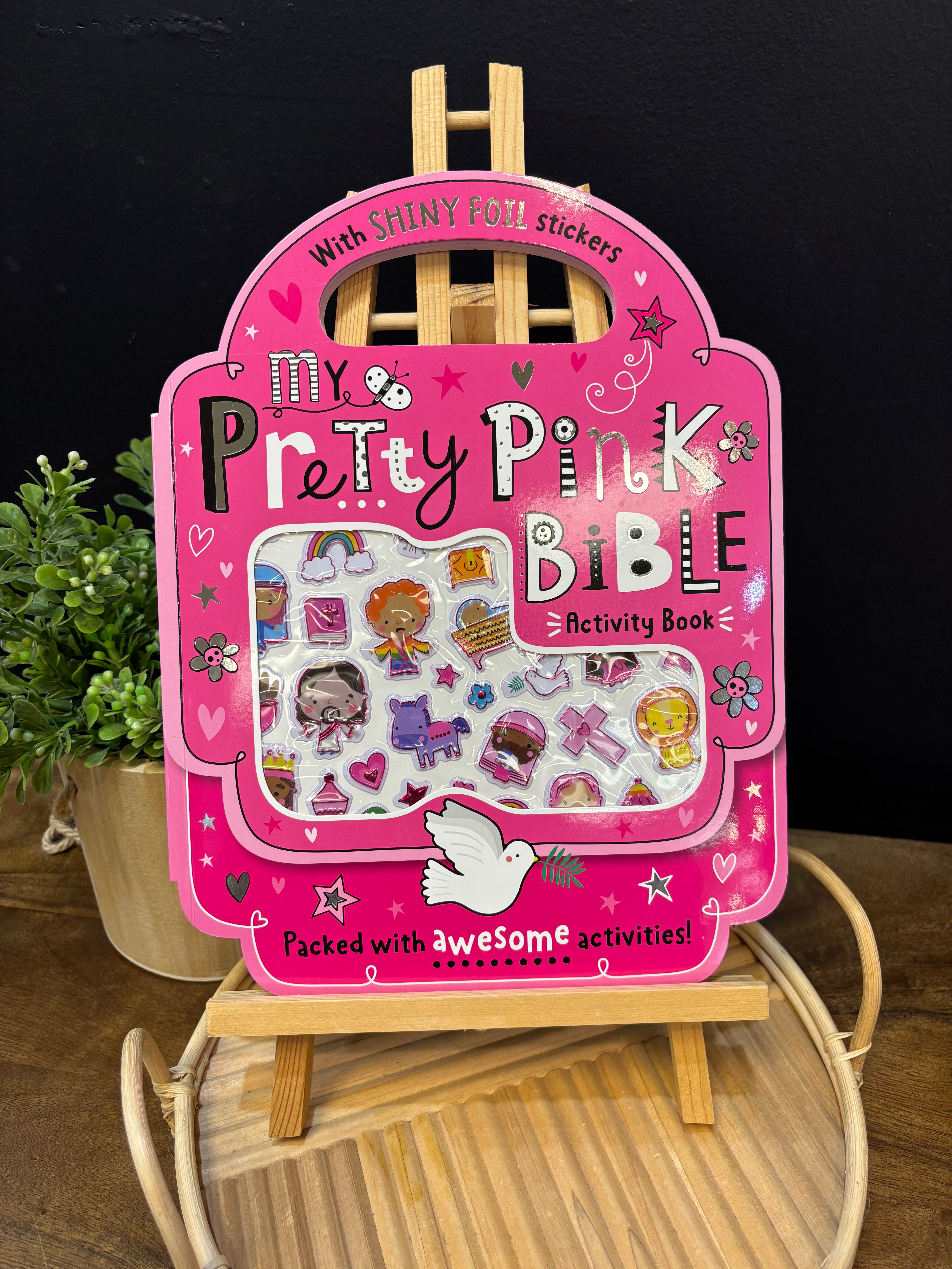 My Pretty Pink Bible Activity Book-Books-faire-The Silo Boutique, Women's Fashion Boutique Located in Warren and Grand Forks North Dakota