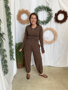 Mode Crossover Set-Mocha-Outfit Sets-rae mode-The Silo Boutique, Women's Fashion Boutique Located in Warren and Grand Forks North Dakota