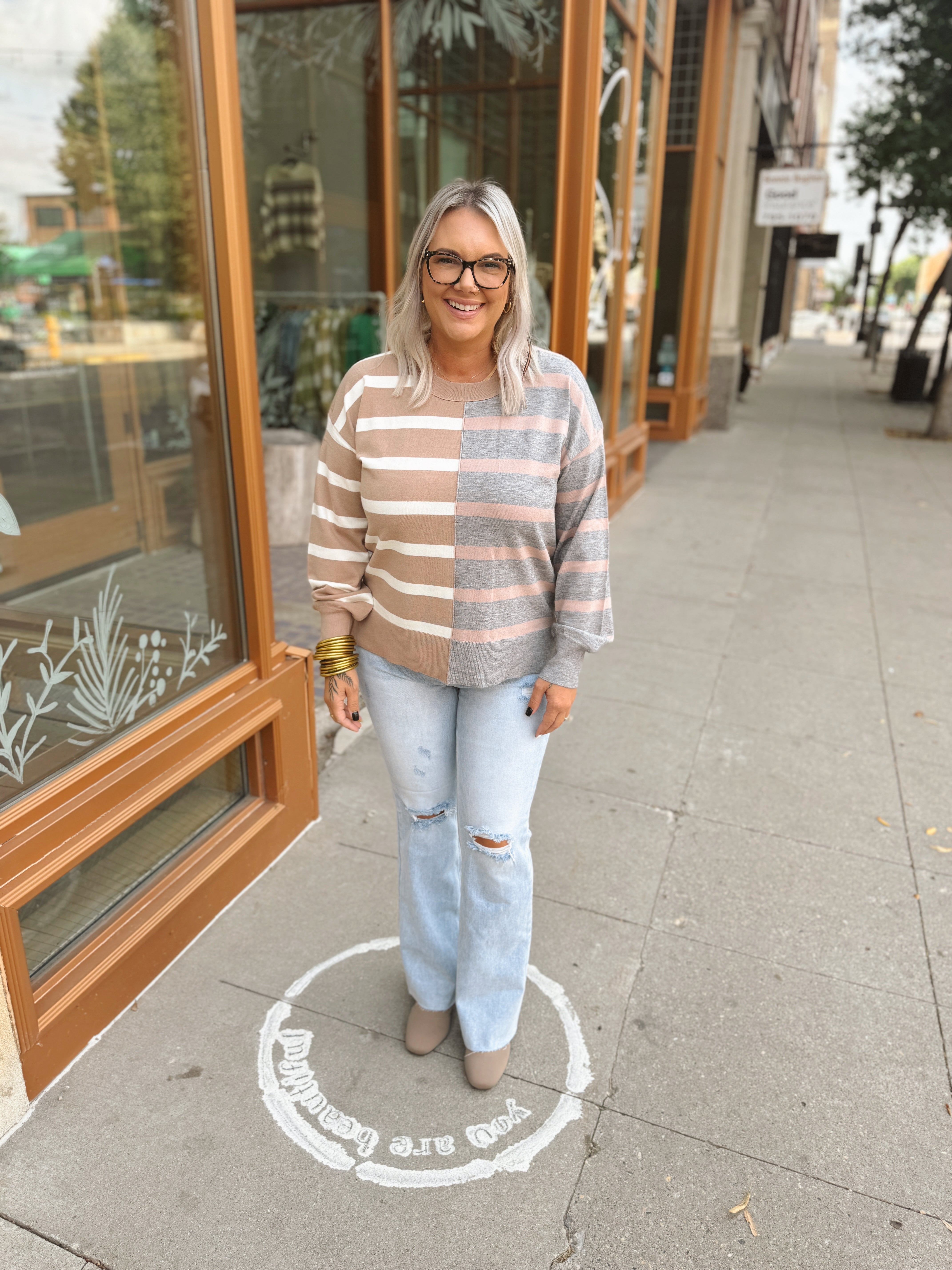 Risen Light Wash Flare Jeans-Jeans-risen-The Silo Boutique, Women's Fashion Boutique Located in Warren and Grand Forks North Dakota