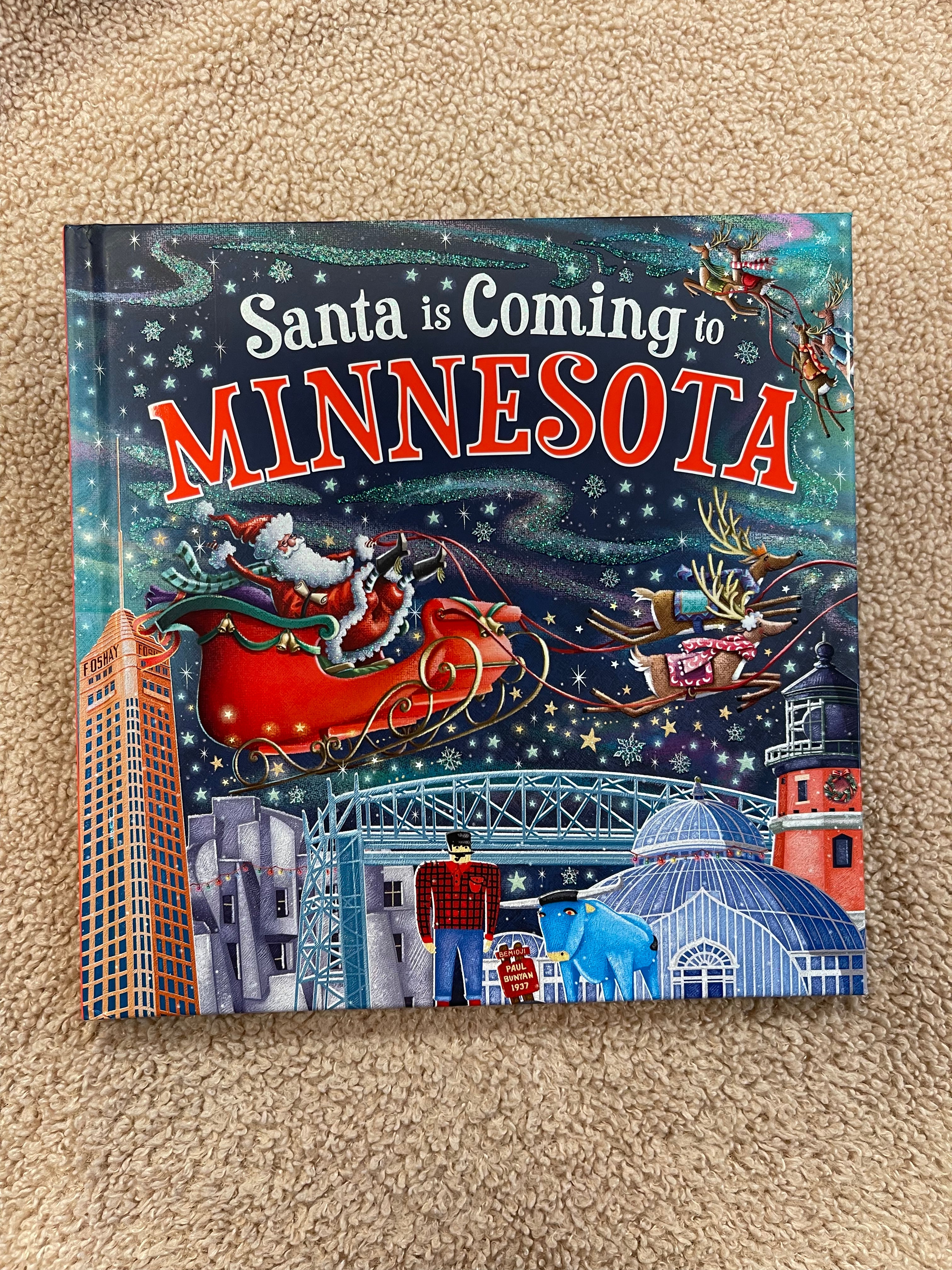 Santa is Coming to Minnesota (Smaller)-Books-fair-The Silo Boutique, Women's Fashion Boutique Located in Warren and Grand Forks North Dakota