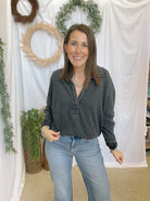 Paula Mineral Wash Long Sleeve-Long Sleeve Tops-hyfve-The Silo Boutique, Women's Fashion Boutique Located in Warren and Grand Forks North Dakota