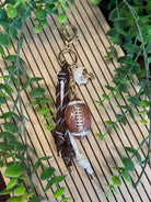 Brown Football Keychain-Keychains-Dallas Market-The Silo Boutique, Women's Fashion Boutique Located in Warren and Grand Forks North Dakota