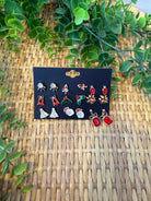 City Christmas Earrings Set-Earrings-city-The Silo Boutique, Women's Fashion Boutique Located in Warren and Grand Forks North Dakota