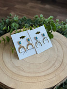 Western Crescent Earrings-FINAL SALE-Earrings-Fame-The Silo Boutique, Women's Fashion Boutique Located in Warren and Grand Forks North Dakota