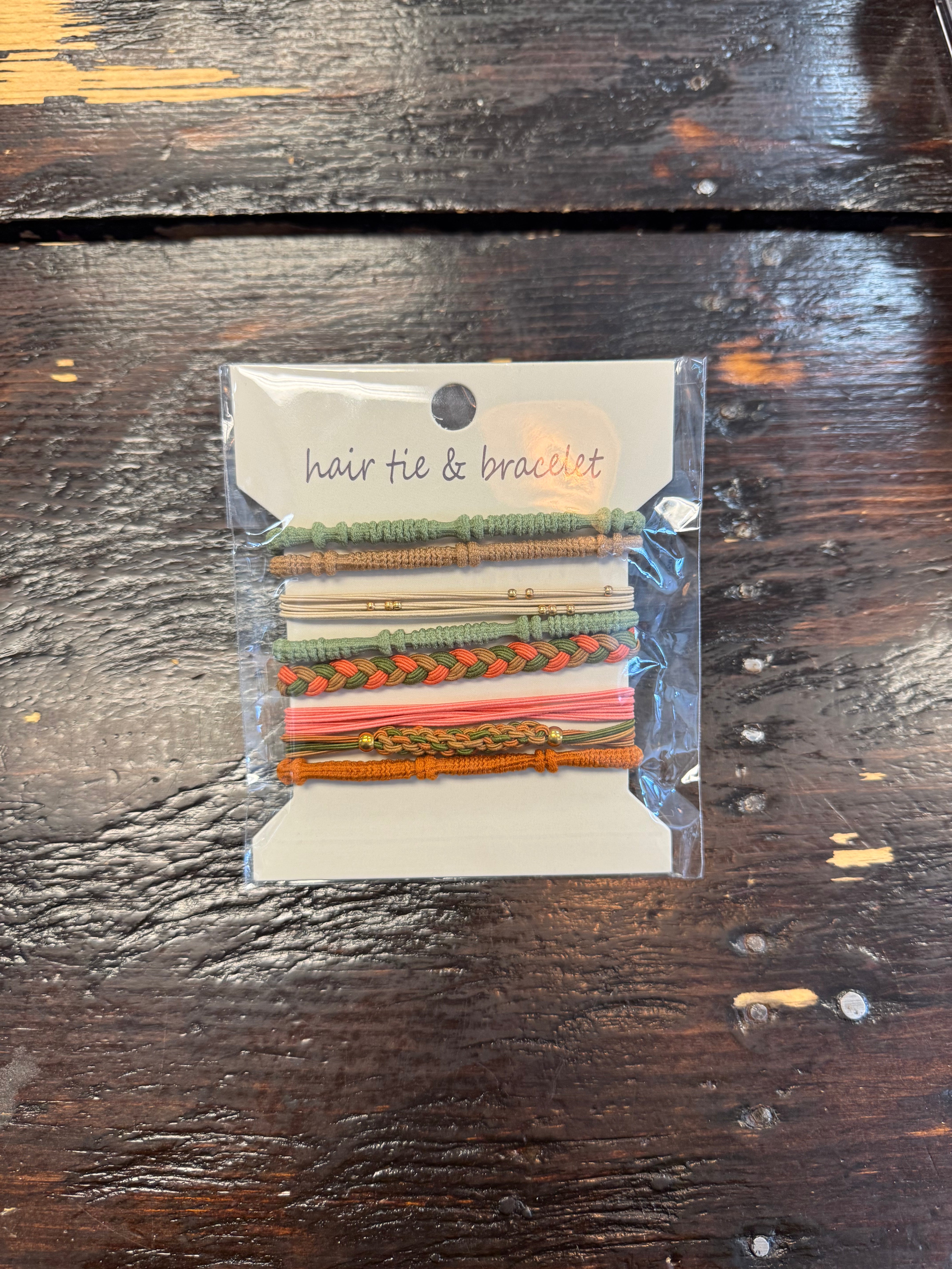 Lynn Hair Ties Bracelet-Bracelets-joss-The Silo Boutique, Women's Fashion Boutique Located in Warren and Grand Forks North Dakota
