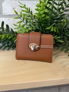 Jen and Co Margo Wallet-Brown-Wallets-Jen and Co-The Silo Boutique, Women's Fashion Boutique Located in Warren and Grand Forks North Dakota