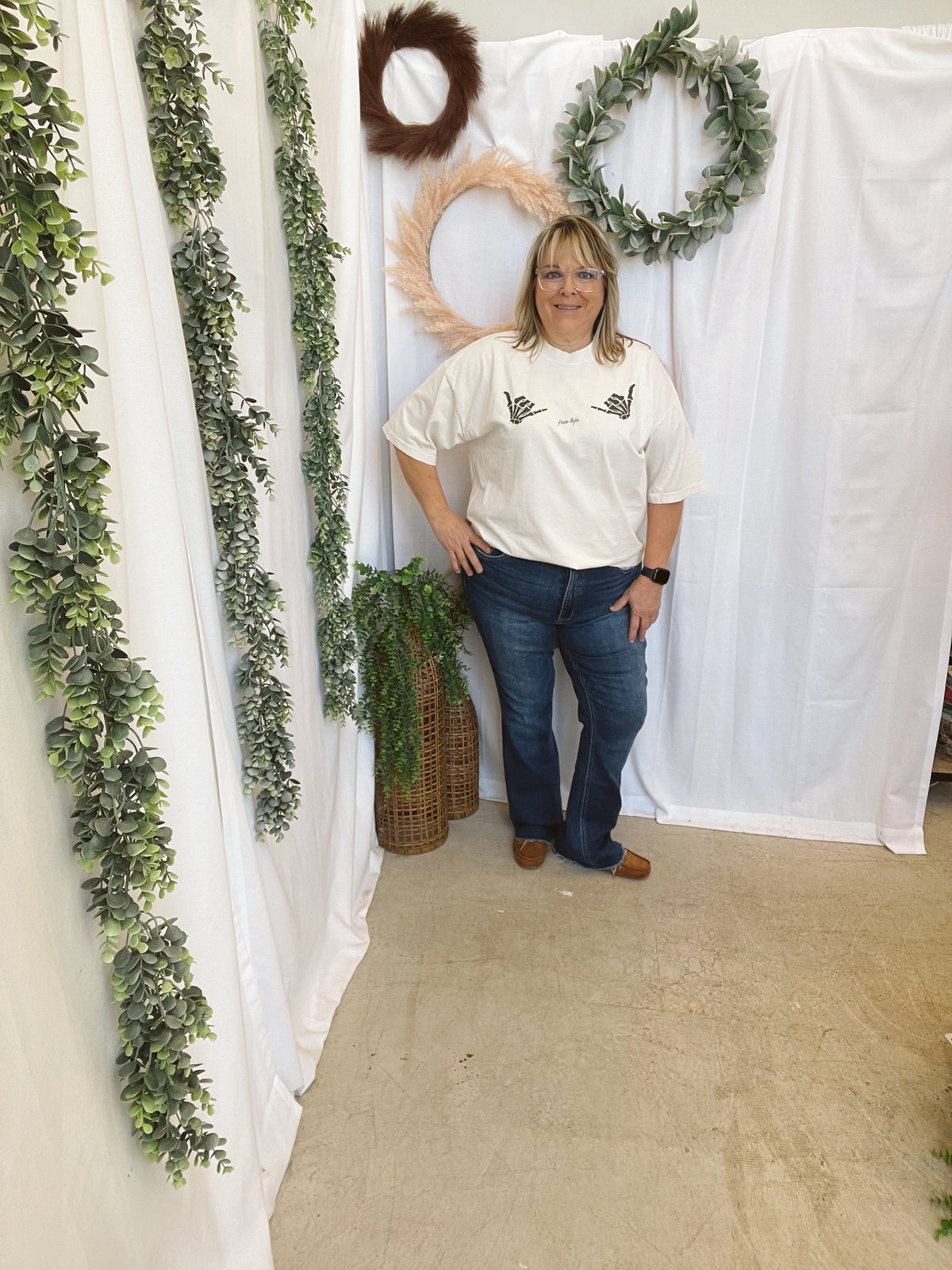 Free Life Graphic Tee-Graphic Tees-jade by jane-The Silo Boutique, Women's Fashion Boutique Located in Warren and Grand Forks North Dakota