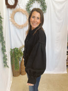 Heidi Snap Button Cardigan Jacket-Black-Shackets-hyfve-The Silo Boutique, Women's Fashion Boutique Located in Warren and Grand Forks North Dakota