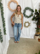 Risen Leslie Light Wide Leg Jeans-Jeans-risen-The Silo Boutique, Women's Fashion Boutique Located in Warren and Grand Forks North Dakota
