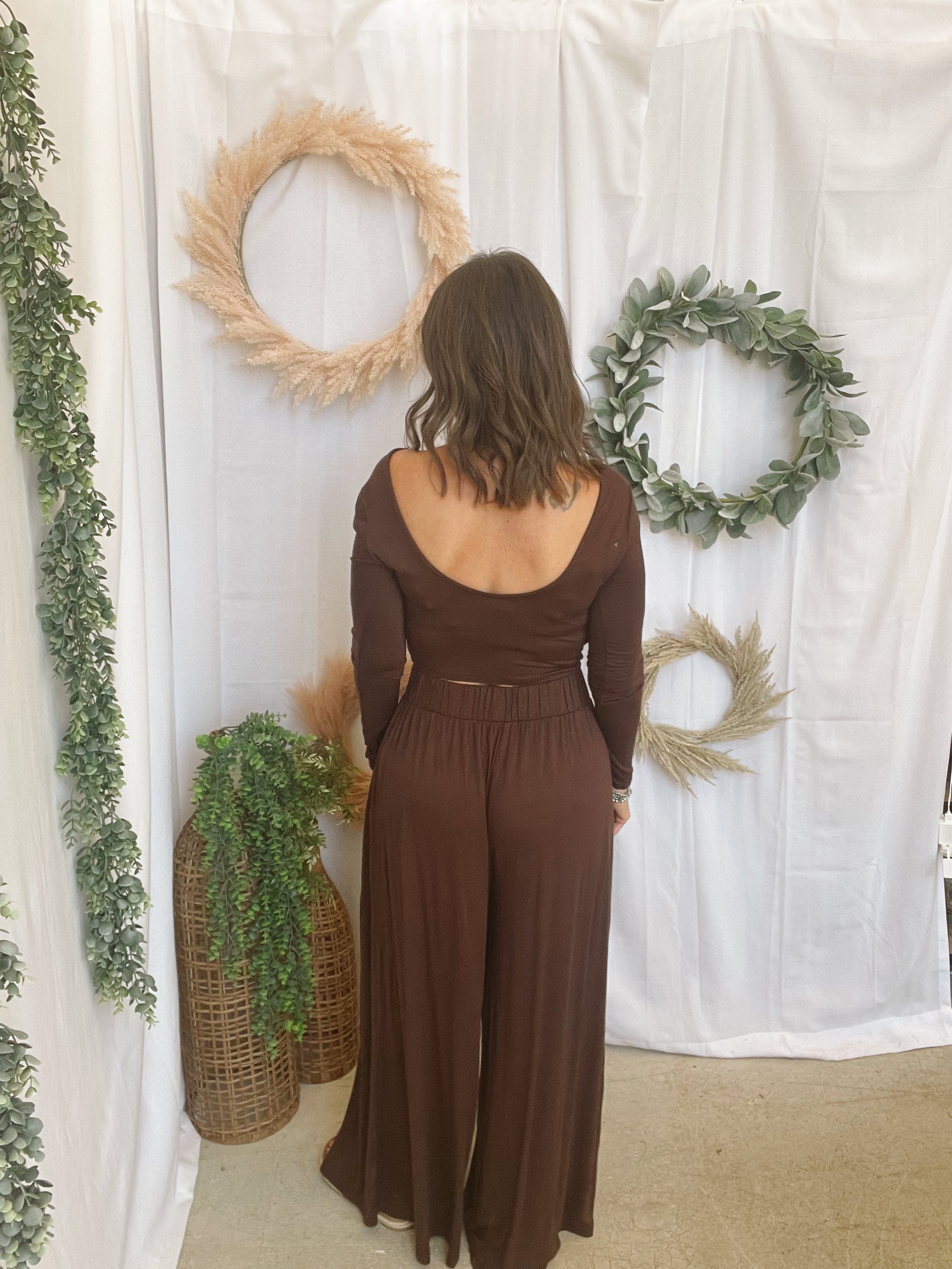Kloey Set-Brown-Outfit Sets-hyfve-The Silo Boutique, Women's Fashion Boutique Located in Warren and Grand Forks North Dakota