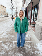 Basil Fleece Shacket-Shackets-Lamiel-The Silo Boutique, Women's Fashion Boutique Located in Warren and Grand Forks North Dakota