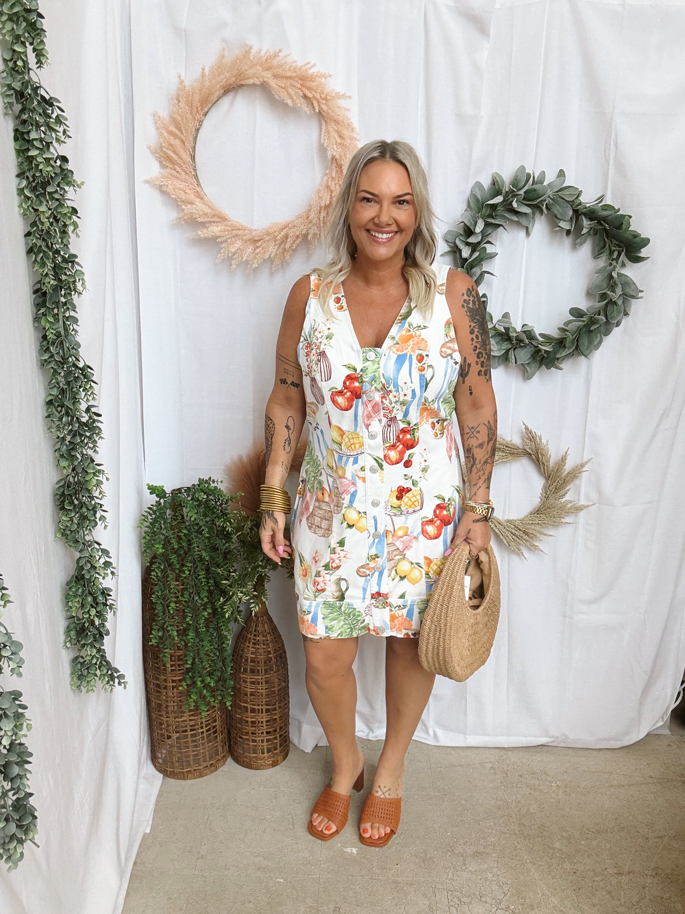 All Things Summer Dress-Dresses-skies are blue-The Silo Boutique, Women's Fashion Boutique Located in Warren and Grand Forks North Dakota