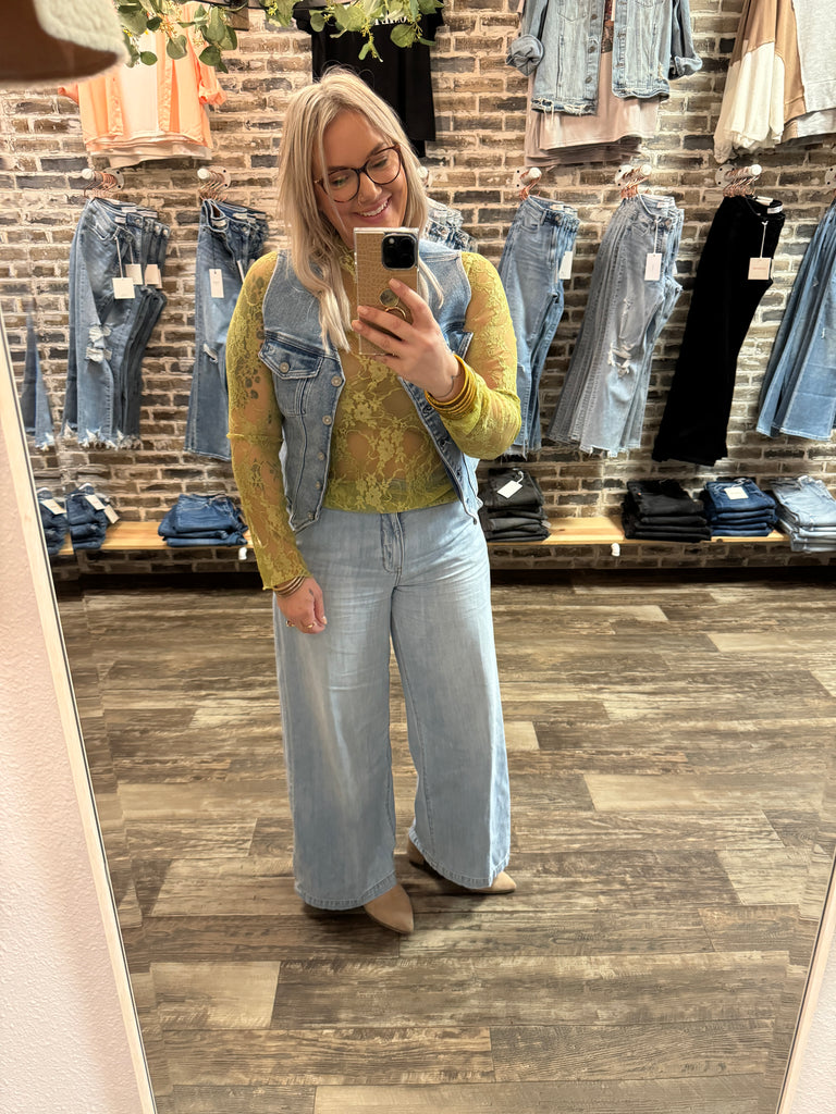 Hidden Light Blue Trouser Jean-Jeans-hidden-The Silo Boutique, Women's Fashion Boutique Located in Warren and Grand Forks North Dakota