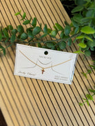 Molly Small Cross Necklace - Gold-Necklaces-Dallas Market-The Silo Boutique, Women's Fashion Boutique Located in Warren and Grand Forks North Dakota