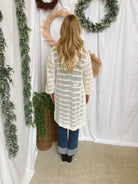 Open Weave Longline Cardigan-Cardigans-cozy co-The Silo Boutique, Women's Fashion Boutique Located in Warren and Grand Forks North Dakota