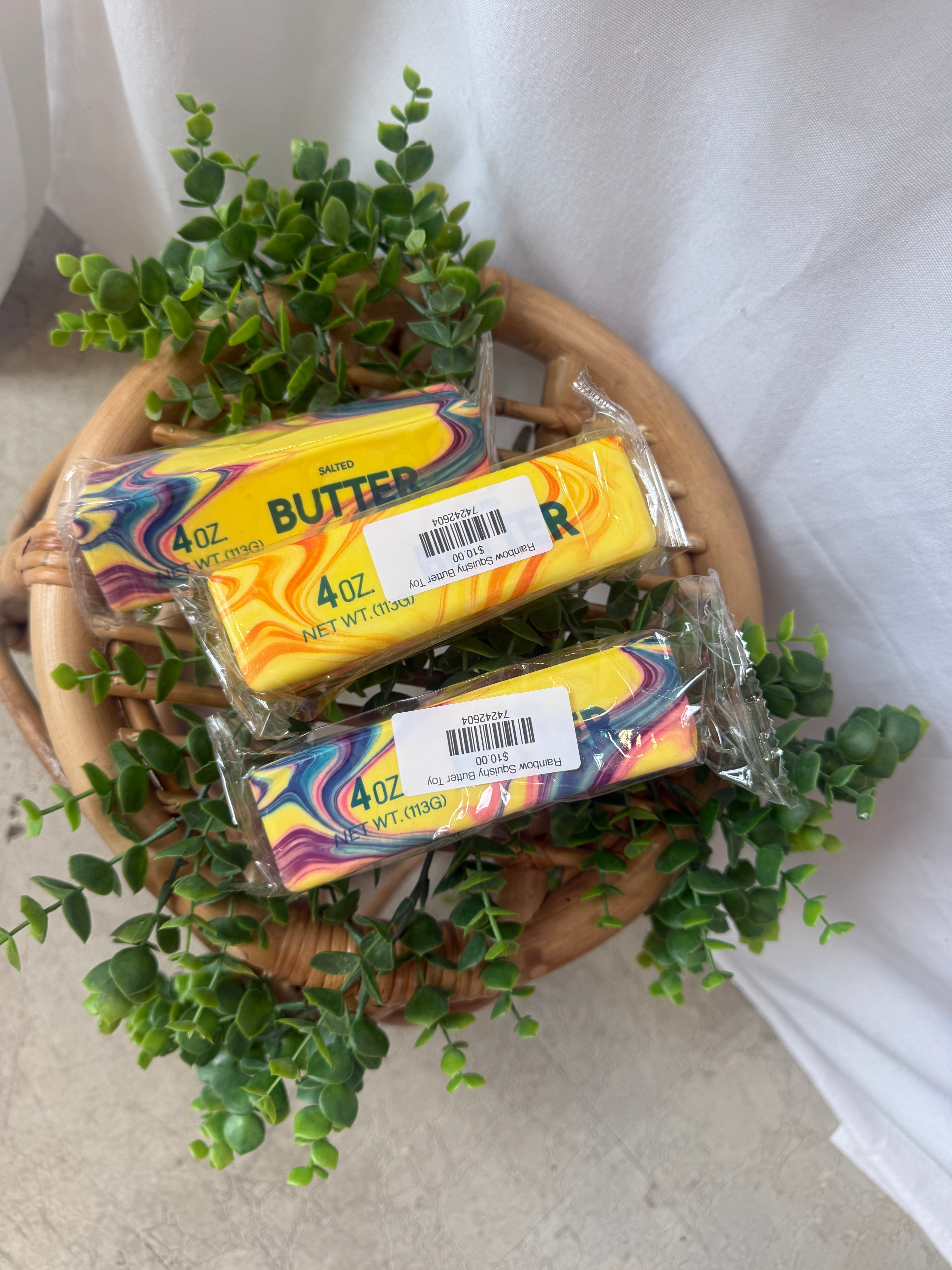 Rainbow Squishy Butter Toy-toys-faire-The Silo Boutique, Women's Fashion Boutique Located in Warren and Grand Forks North Dakota