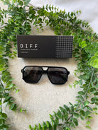 Diff Sunglasses - Cameron Black-Sunglasses-Diff-The Silo Boutique, Women's Fashion Boutique Located in Warren and Grand Forks North Dakota